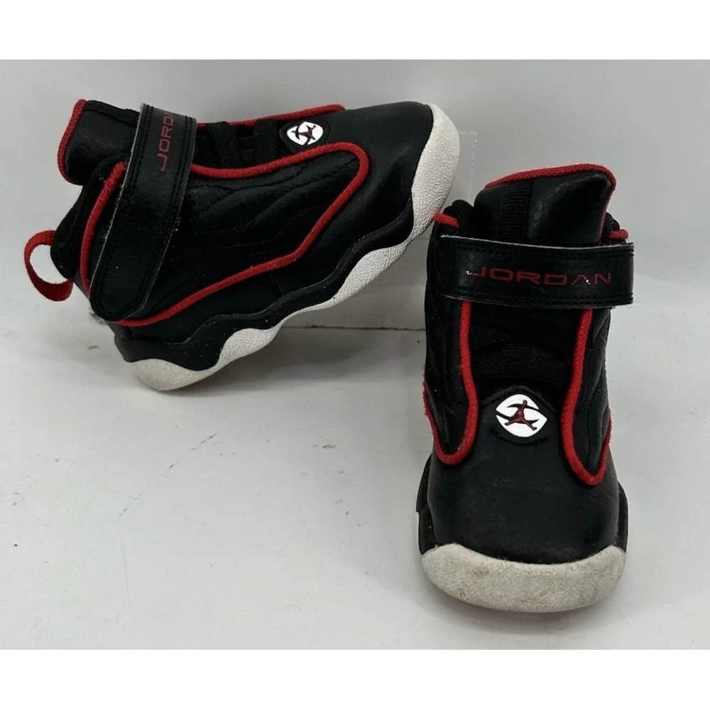 Jordan Pro Strong Toddler Shoes Black And Red DC7910-061 Childs Size 7C